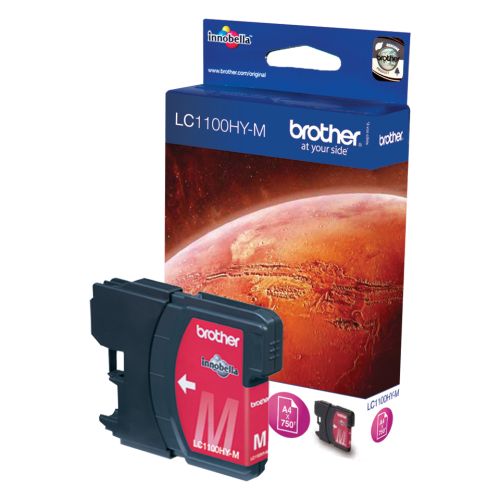 BROTHER Cartucho tinta  Magenta  MFC-6490CW/,  Alta capacidad , Brother , BROLC1100HYM , 4977766659871